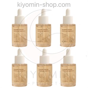[HEVEBLUE] SALMON CARING CENTELLA AMPOULE, 30ML (6ea) heveblue-6